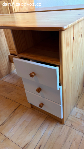 dřevěný psací stůl 110x54.5