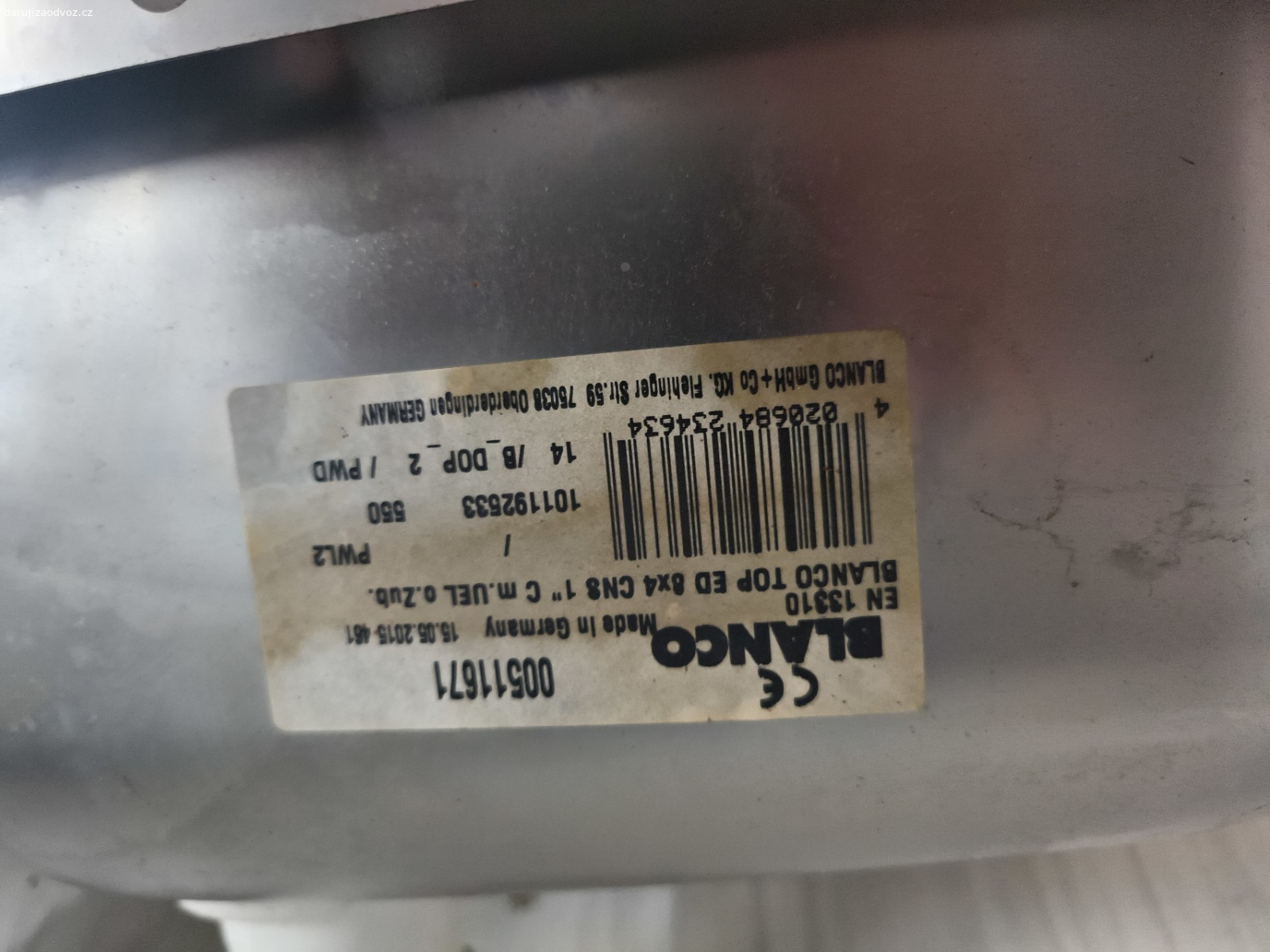 Dřez na nádobí (2v1). Dvojí dřez na umývání nádobí