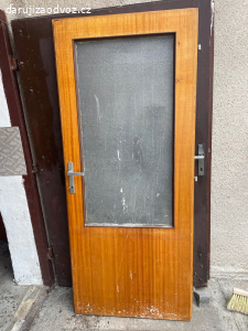 Interiérové RETRO dveře - 80 LEVÉ - ZA ODVOZ!