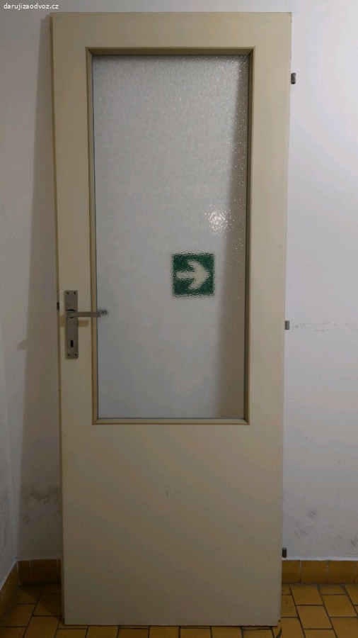 Dveře levé interiér. proskl. š.75cm
