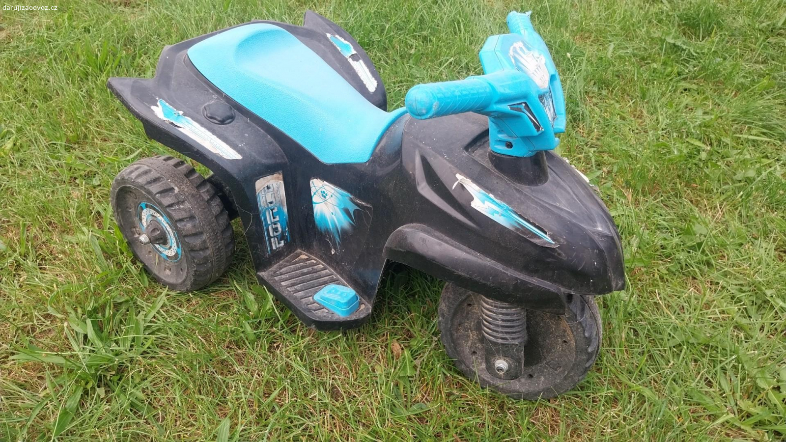 el. tříkolka. nalezoví stav bez nebyječky a bez baterie