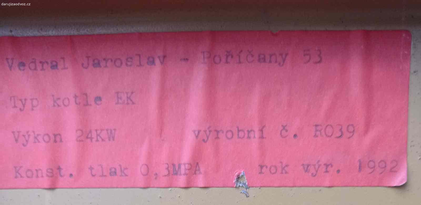 Elektro kotel 24KW. Daruji starý elektro kotel. Vypadá dobře ale nevím jestli je funkční.