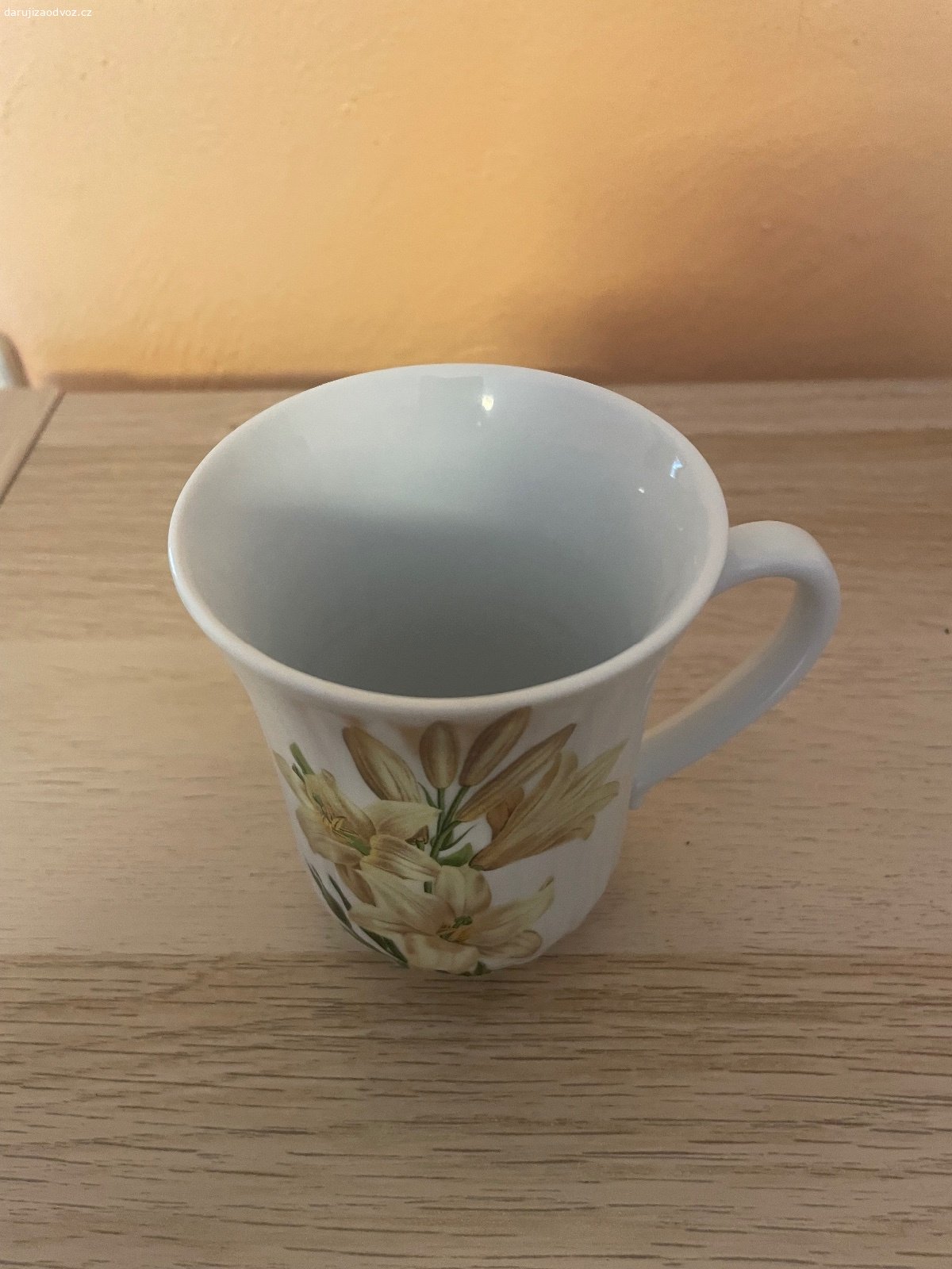 Keramický hrnek - výška cca 10 cm. Daruji keramický hrnek - výška cca 10 cm. Bez vad! K vyzvednutí po předchozí domluvě na Praze 4. Daruji další věci za ODVOZ viz. inzeráty!