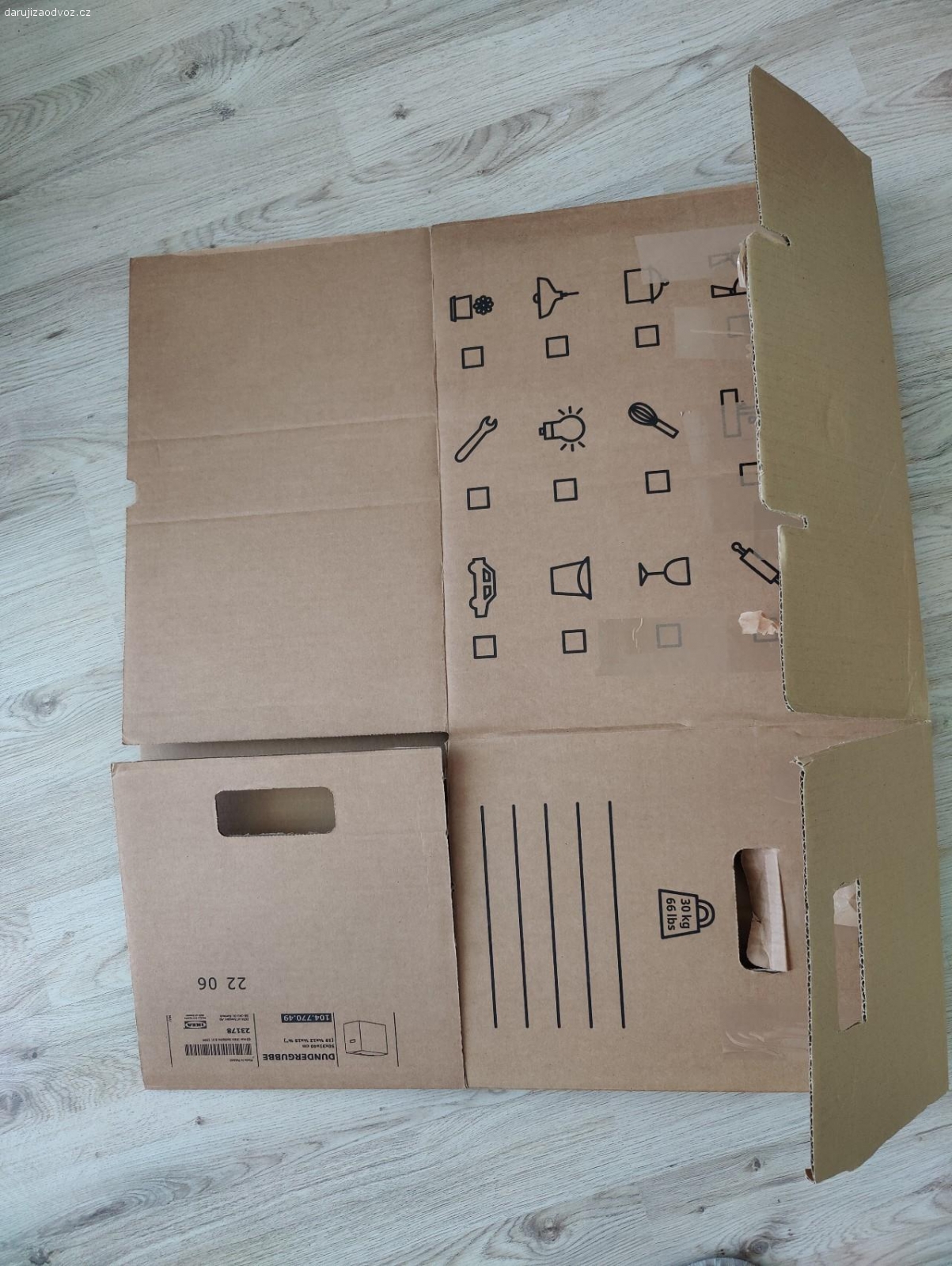 Ikea krabice. Ikea krabice 5-6 kusu