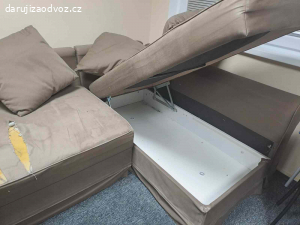 IKEA Rozkládací gauč s úložným prostorem