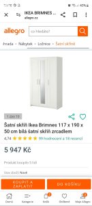 Ikea skřín Brimnes