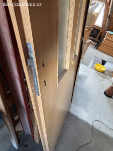 interiérové prosklené dveře 80cm pravé NEPOUŽITÉ