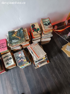 knihy a časopisy za odvoz