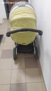 kočárek na zahradu