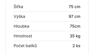 Komoda Kora spodní a vrchní