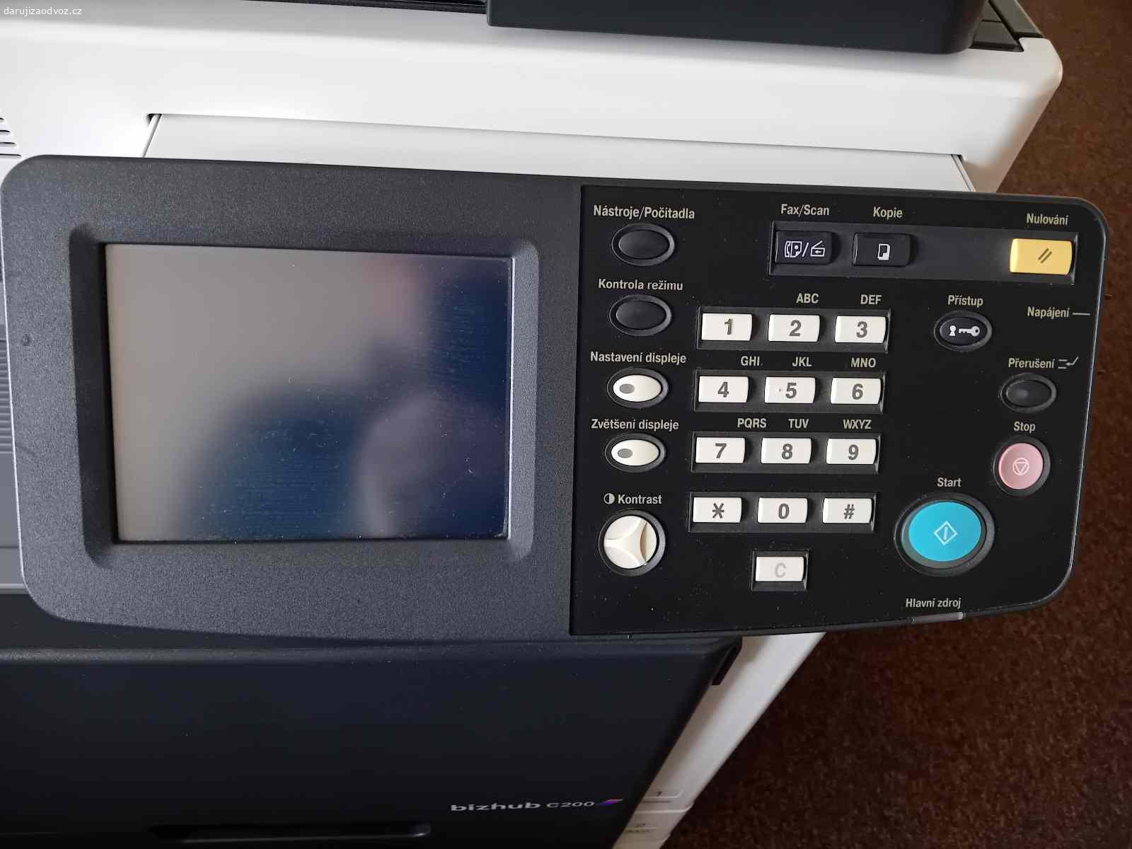 Kopírka/tiskrána Konica Minolta BIZHUB C200. Kopírka/tiskrána Konica Minolta BIZHUB C200 laserová plně funkční.
Obec Hostěnice daruje plně funkční tiskárnu kopírku, důvod darování je, že scanner není již kompatibilní s novými windows, lze pouze osobní odběr na Obecním úřadě, nutno snést z prvního patra, platí do smazání, vzhledem k povaze předmětu není možné zasílat POUZE OSOBNÍ ODBĚR OBEC HOSTĚNICE BRNO VENKOV, děkuji