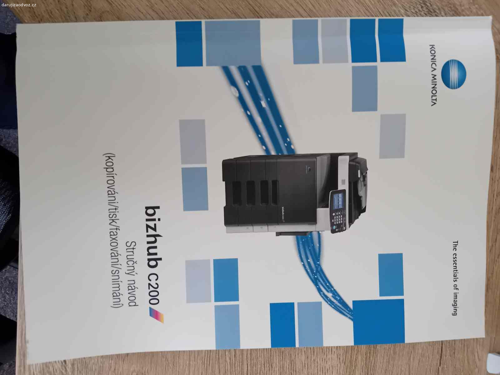 Kopírka/tiskrána Konica Minolta BIZHUB C200. Kopírka/tiskrána Konica Minolta BIZHUB C200 laserová plně funkční.
Obec Hostěnice daruje plně funkční tiskárnu kopírku, důvod darování je, že scanner není již kompatibilní s novými windows, lze pouze osobní odběr na Obecním úřadě, nutno snést z prvního patra, platí do smazání, vzhledem k povaze předmětu není možné zasílat POUZE OSOBNÍ ODBĚR OBEC HOSTĚNICE BRNO VENKOV, děkuji