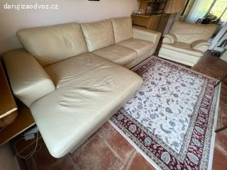 kožená sedací souprava