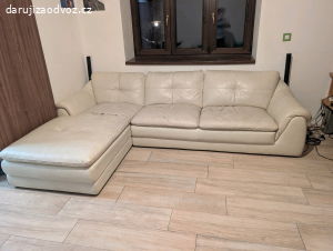 Kožená sedačka do L 290*185 cm