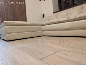 Kožená sedačka do L 290*185 cm