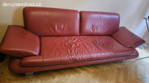 Kožená sedačka