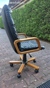Kožené křeslo 2x