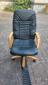 Kožené křeslo 2x