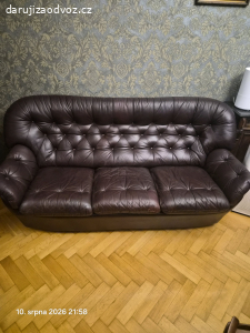 koženková sedačka