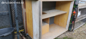 Králičárna,fretkárna venkovní.