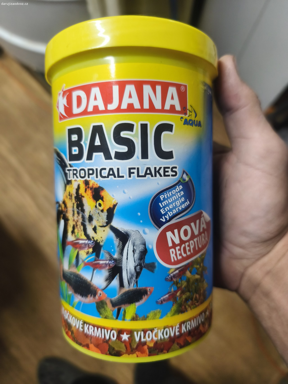 Krmení pro rybičky. Krmení pro rybičky, velké balení