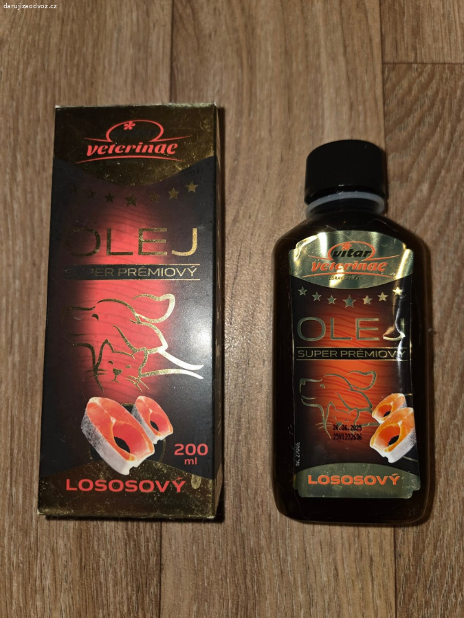 Lososový olej zbyteček