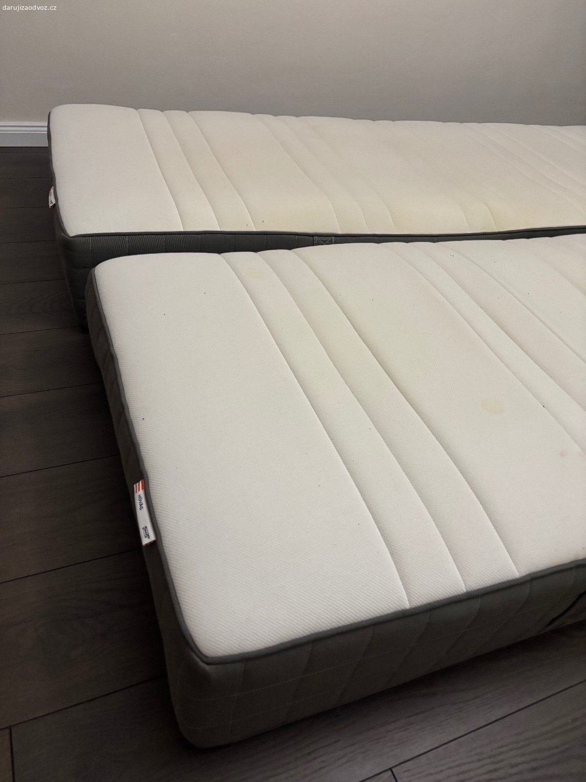 Matrace Ikea Hovag 2x 80x200. Cca 2 roky stare, vyzvednuti Praha Zabehlice. Z dôvodu sťahovaní odvoz Asap.