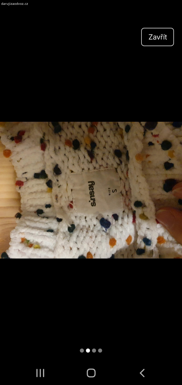 Mix dámské oblečení. Sukně M, Lehké kalhoty kratší S a svetr oversized S, lezou z něj nitky viz foto.