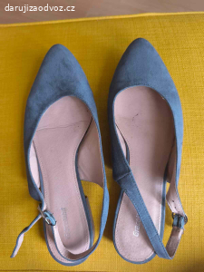 Modré letní boty vel. 40