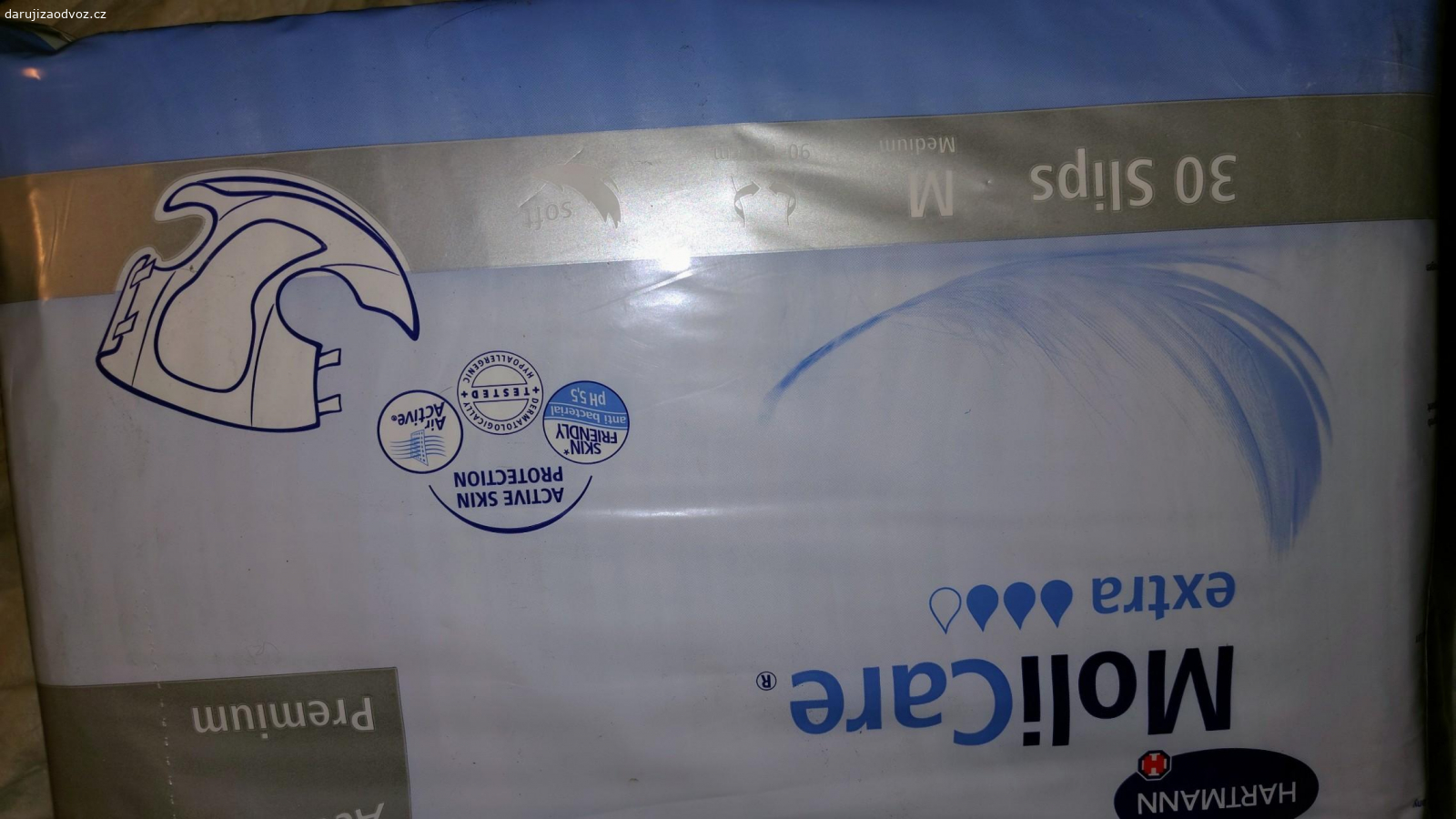 MoliCare interk. pleny vel. M. daruji balík plen velikost M, možná budou 2 ks odebrány ...takže bude jen 28ks v balení