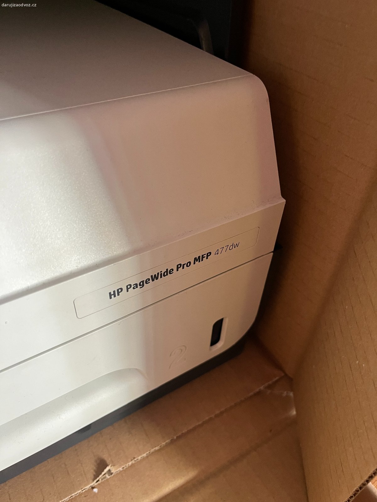 Multifunkční tiskárna HP PageWide Pro 477dw. Daruji za odvoz tiskárnu HP.
Nefunguje scanner.
Specifikace tiskárny: https://support.hp.com/cz-cs/product/setup-user-guides/hp-pagewide-pro-477dw-multifunction-printer-series/model/7439473
