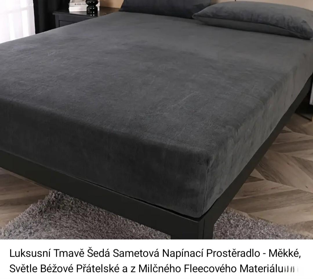 Napínací prostěradlo. Daruji tmavě šedé napínací prostěradlo, rozměry 180x200 nové pouze jednou vyprané. Neposílám, nepřivezu pouze osobní odběr.