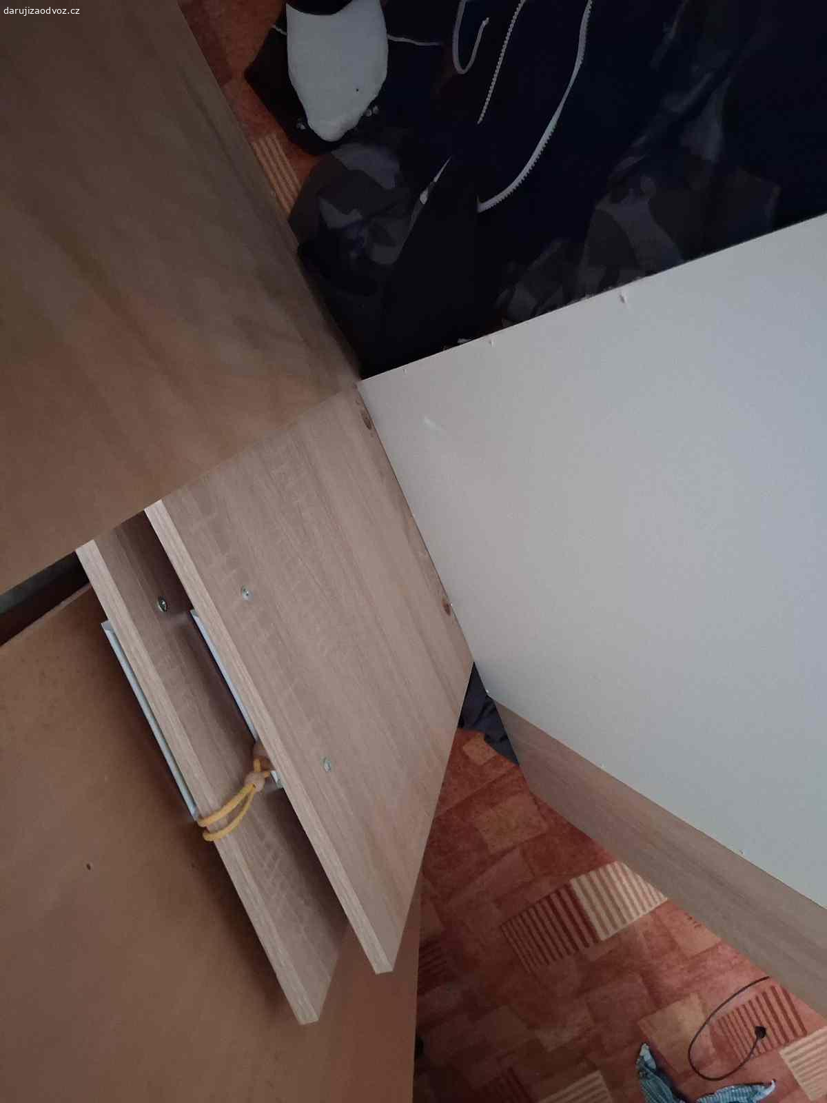 Nastavec. Nastavec na skrin, 94x48x42, kridlove dvere, bez police, barva sonoma, rozebrano