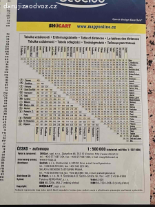 REZERVACE NÁSTĚNNÁ MAPA ČR