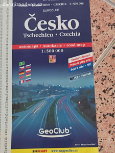 REZERVACE NÁSTĚNNÁ MAPA ČR