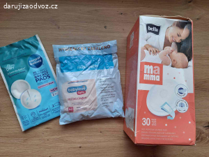 Nepoužité kojící vložky
