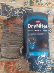 Noční plenky pro větší děti