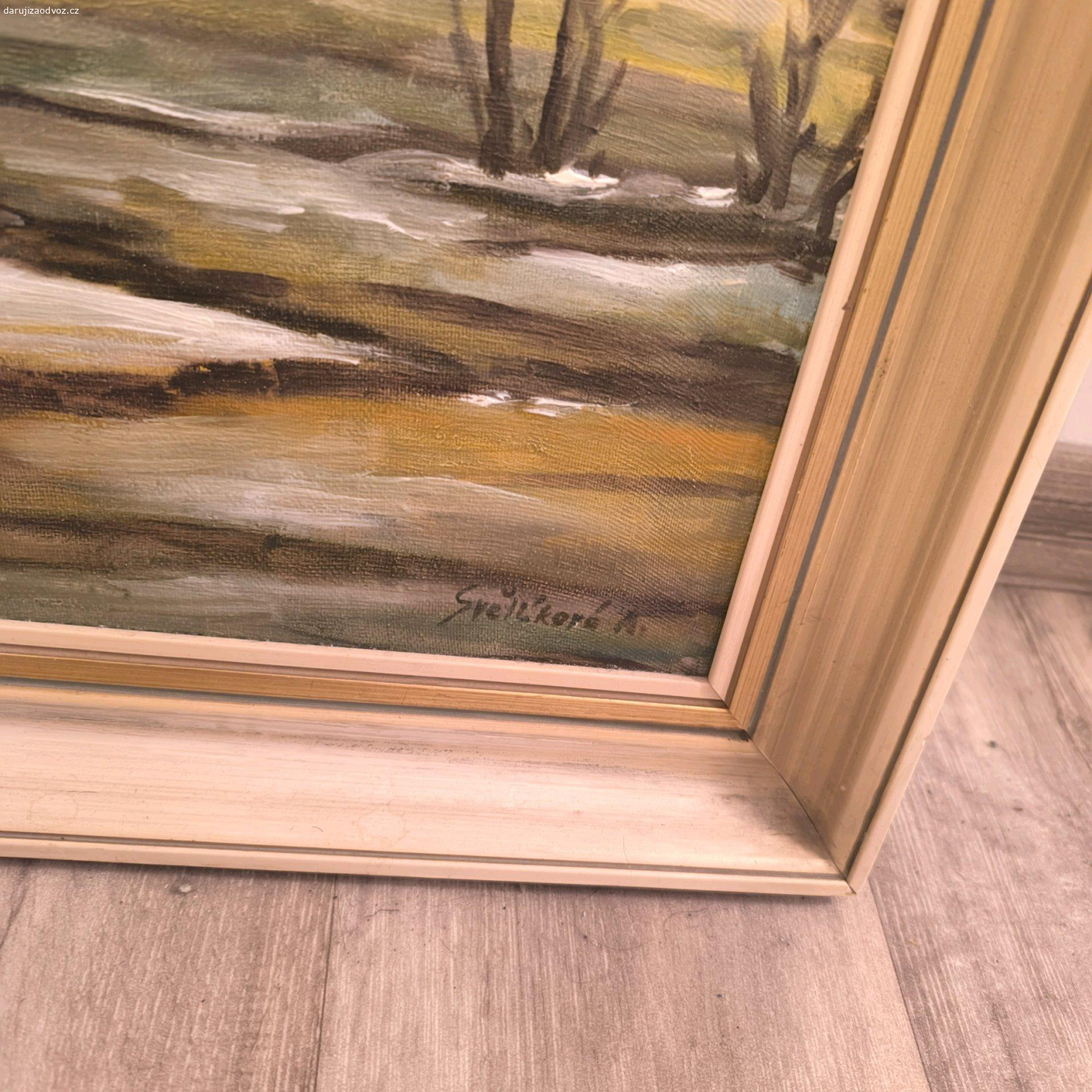 Obraz. Daruji obraz z pozůstalosti. Osobní odběr Havířov-Podlesí. Neposílám, zbytečně voláte.