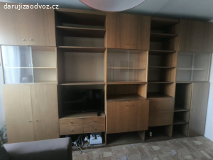 obývací stěna (z bloků)