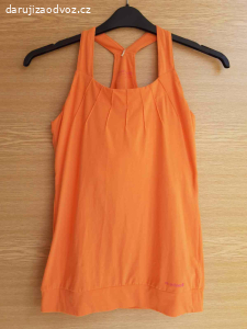 Oranžový sportovní top Reserved, vel. M