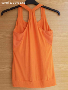 Oranžový sportovní top Reserved, vel. M