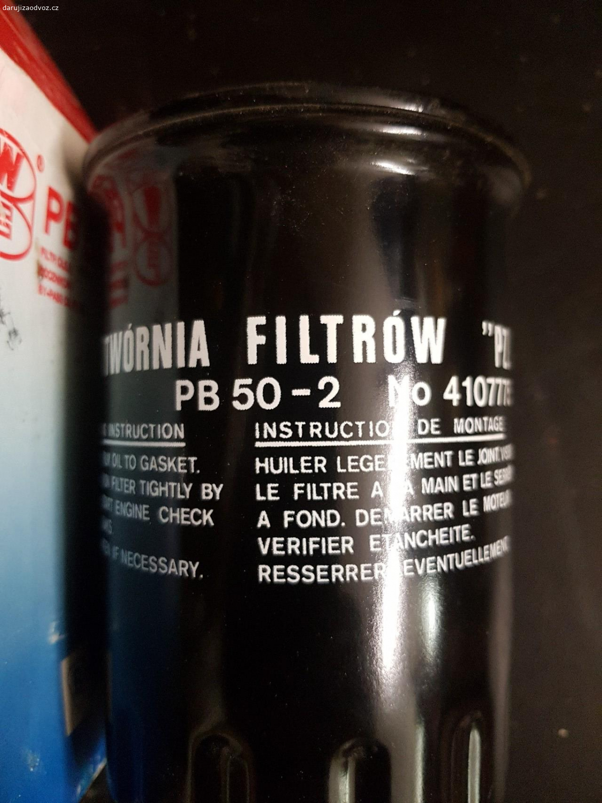 palivovy filtr pb 50-2. pro Polski fiat 125p. nepouzity v krabici