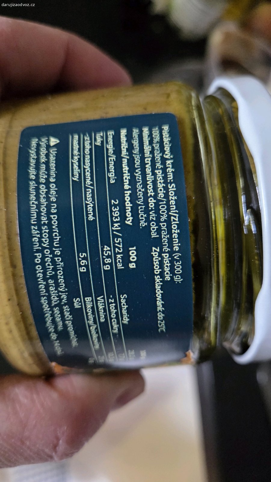 pistaciova pasta, krém. Neotevrene, s datem min trv 14.7.2026. K vyzvednutí dnes celý den nebo pondělí po 19.h, volejte až ve chvíli, kdy fakt vyražíte na případné vyzvednutí. Pokud inzerát je aktivní, stále je k odběru