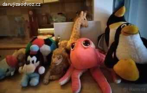 Plyšáci tučňáci, chobotnice, míč, Goofy