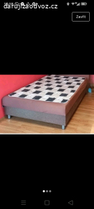 postel 140 x 200 s úložným prostorem