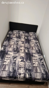 Postel s úložným prostorem 120x200