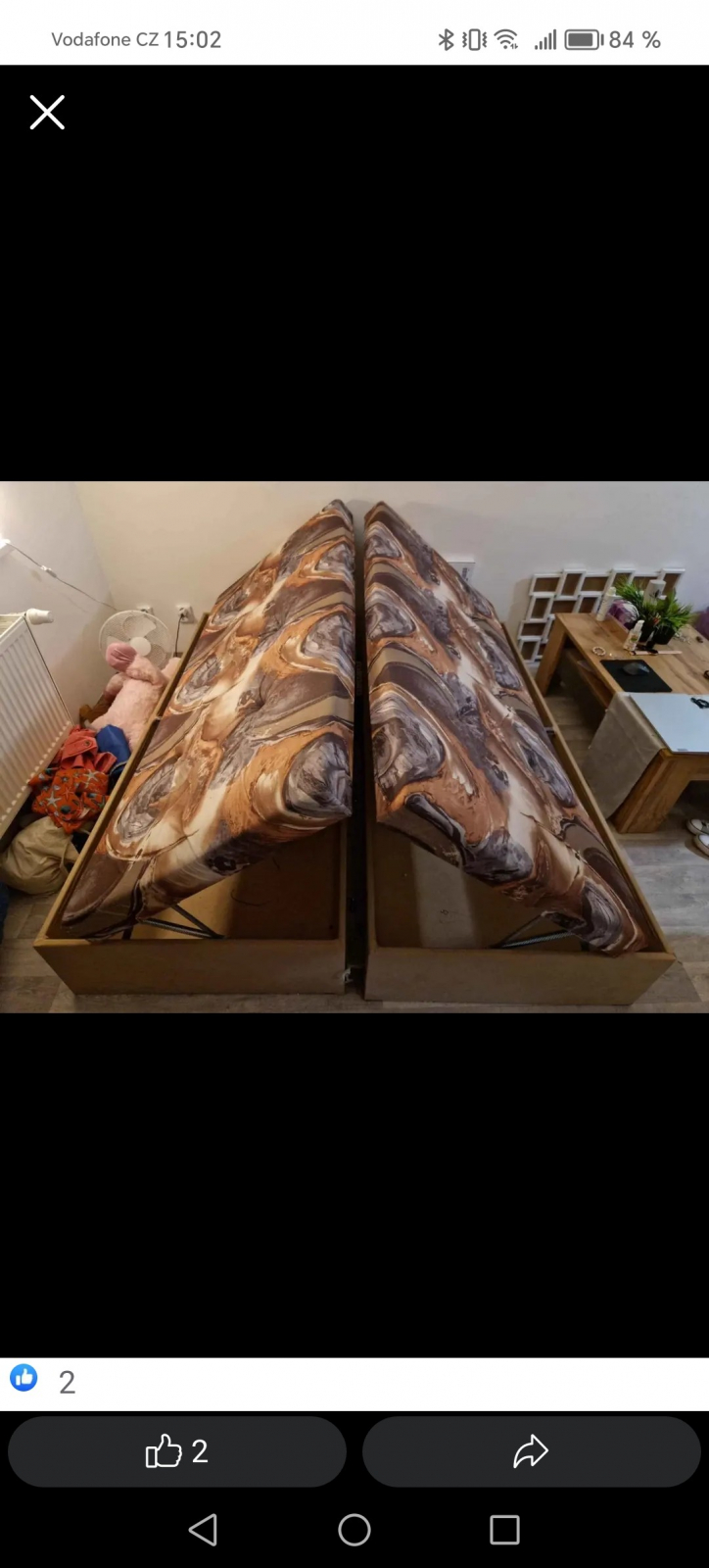 Postel. Moc prosím daroval by někdo dvě zachovalé válendy sme v Praze 9 klicovske sady a nemáme možnost odvozu tak jestli by někdo se nabydl byli bysme vděční moc prosime