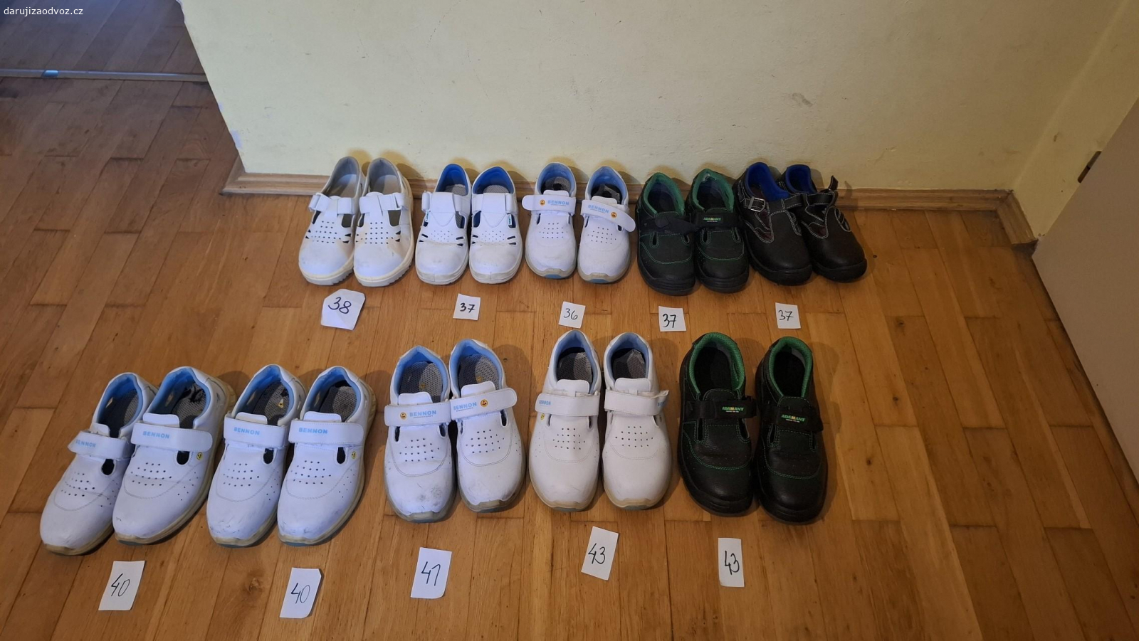 pracovní obuv. vyzvednutí Veverská Bítýška