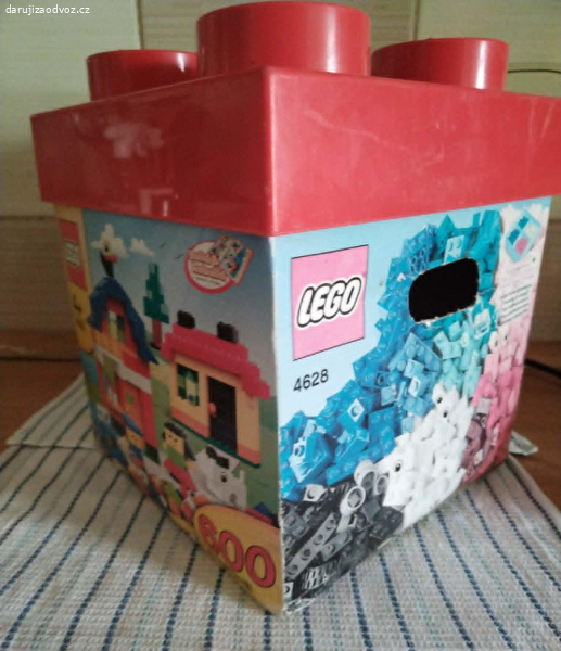 PRÁZDNÝ úložný box LEGO 4628 – krabice cca 23 cm