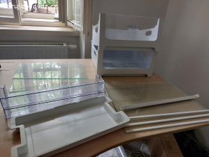 Přihrádky do lednice a mrazáku